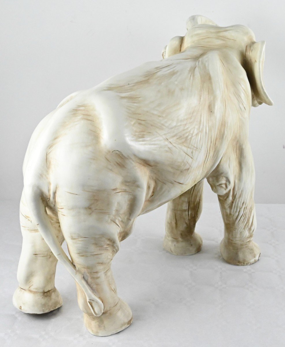 Ceramic Elephant - Germany 1930s-photo-3